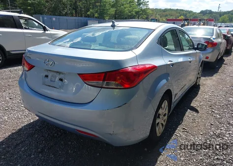 2012 Hyundai Elantra Gls (Ulsan Plant) из США, поврежденный, VIN KMHDH4AE6CU469307
